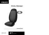 HoMedics Shiatsu Massager w/ Heat Manual de usuario