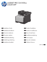 HP LaserJet Pro CM1415 Color Multifunction Printer series El manual del propietario