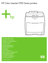 HP (Hewlett-Packard) Color LaserJet 2700 Series printers 2700 Series Manual de usuario