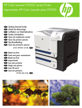 HP Color LaserJet CP3520 Printer Series Manual de usuario