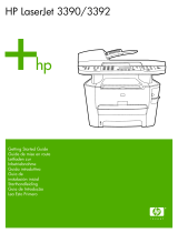 HP (Hewlett-Packard) LASERJET 3390 ALL-IN-ONE PRINTER Manual de usuario