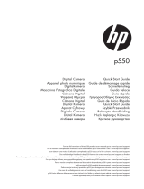 HP p550 Digital Camera Manual de usuario