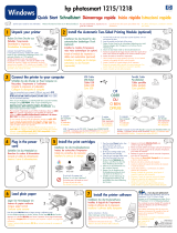 HP Photosmart 1218 Printer series Manual de usuario