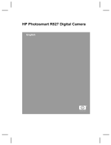HP (Hewlett-Packard) PhotoSmart R827 Manual de usuario