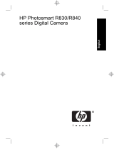 HP PhotoSmart R830 Guía de inicio rápido
