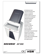 HSM Securio AF300 0.78 x 11mm Instrucciones de operación