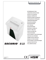 HSM Securio B22 5.8mm Instrucciones de operación