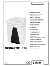 HSM Securio B26 0.78 x 11mm Instrucciones de operación