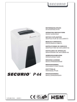 HSM HSM Securio P44 Level 6 Manual de usuario