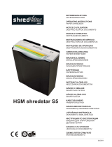 HSM Shredstar X5 Instrucciones de operación