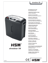 HSM shredstar X8 Instrucciones de operación