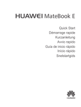Huawei Matebook E Guía de inicio rápido