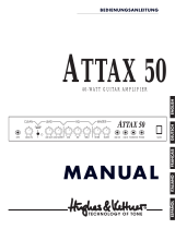 Hughes & Kettner ATTAX 50 Manual de usuario