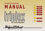 Hughes & Kettner Triplex Guitar Combo Manual de usuario