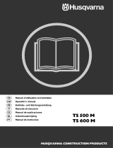 Husqvarna TS 600 M Manual de usuario