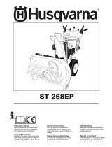Husqvarna ST 268EP Manual de usuario