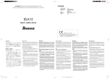 Ibanez BSA10 El manual del propietario