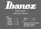 Ibanez Electric Basses 2016 El manual del propietario