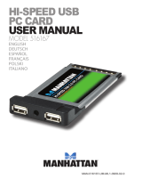 Manhattan 516167 Manual de usuario