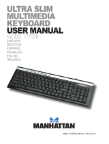 Manhattan Multimedia Keyboard Manual de usuario