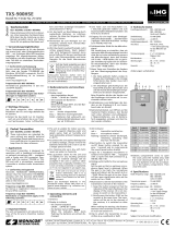 Monacor TXS-900HSE Manual de usuario