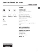 Hotpoint FMF 923 El manual del propietario