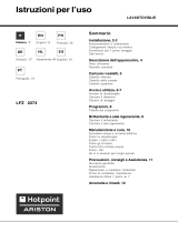 Hotpoint-Ariston LFZ 2274 A IX/HA El manual del propietario