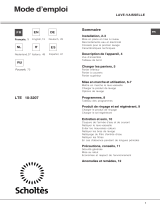 Indesit LTE 10-3207 El manual del propietario