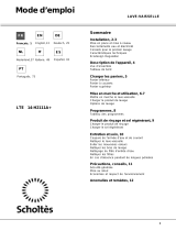 Scholtes LTE 14-H2111 A+ El manual del propietario