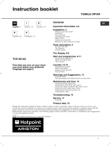 HOTPOINT/ARISTON TCD 851 AX (EU) Guía del usuario