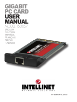 Intellinet Gigabit PC Card Manual de usuario