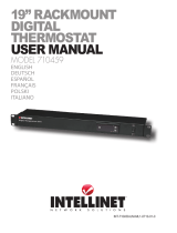 Intellinet 19" Rackmount Digital Thermostat Manual de usuario