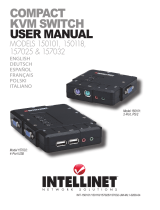 Intellinet 4-Port Compact KVM Switch Manual de usuario