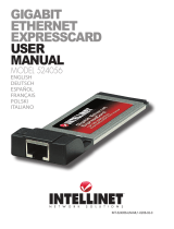 Intellinet Gigabit Ethernet ExpressCard Manual de usuario