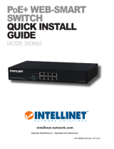 Intellinet 8-Port Fast Ethernet PoE  Web-Smart Switch Quick Installation Guide