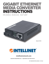 Intellinet Gigabit Ethernet Media Converter Instrucciones de operación