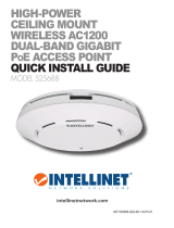 Intellinet High-Power Ceiling Mount Wireless AC1200 Dual-Band Gigabit PoE Access Point Guía de instalación