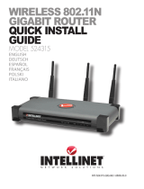 Intellinet Network Solutions Wireless 802.11n Gigabit Router Manual de usuario