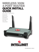 Intellinet Network Solutions Network Router Model 524490 Manual de usuario