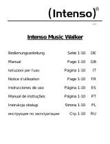 Intenso 8GB Musik Walker Manual de usuario