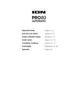 iON PRO80 AUTOMATIC Guía de inicio rápido