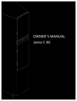 Jamo Jamo C 80 El manual del propietario