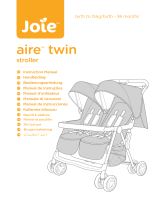 Joie AIRE TWIN ROSY/SEA Manual de usuario