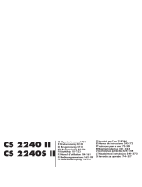 Jonsered CS2240 Manual de usuario