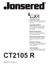 Jonsered CT2105 Manual de usuario