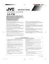 JVC SX-F50 Manual de usuario