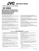 JVC SP-MD9 Manual de usuario