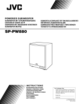 JVC SP-PW880B Manual de usuario