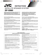 JVC SP-X880 Manual de usuario