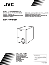 JVC Speaker SP-PW100 Manual de usuario